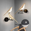 Axyaa LED Magpie Wall Lamp, Touch Switch, Rotatable, Modern Art Home Decor