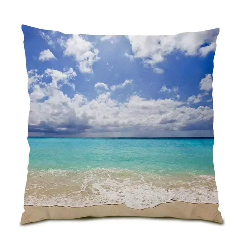 Snow Scenery Pillowcase Sofa Art Gift Beach Home Decor Axyaa Collection