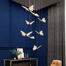 Axyaa Crystal Chandelier LED Ceiling Lamp for Indoor Living Room Lighting