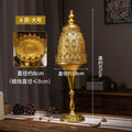 Axyaa Retro Hollow Carved Table Lamp for Romantic Home Decor