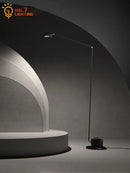 Axyaa Retro Industrial Swing Arm LED Floor Lamp for Living Room Study