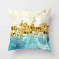 Axyaa Black Gold Elk Tree Bird Butterfly Printed Pillowcase for Living Room Home