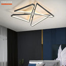 Axyaa LED Square Ceiling Light: Modern Nordic Fixture for Living Room, Bedroom, Dining, Study