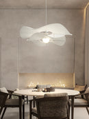Axyaa Nordic Minimalist Fabric LED Ceiling Chandelier for Home Decor