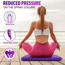 Axyaa Gel Seat Cushion: Honeycomb Design, Pressure Relief, Non-Slip Cover