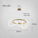 Axyaa Modern Minimalist LED Chandelier for Dining Table Kitchen Living Room