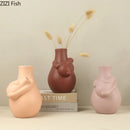 Axyaa Ceramic Floral Vase for Elegant Room Decor and Flower Arrangement