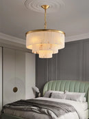 Luxury Marble Chandelier by Axyaa: Modern Living Room Pendant Lamp Fixture