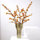 Axyaa Golden Geometric Ceramic Vase Flowerpot Home Decoration Accessory