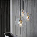 Axyaa Glass Pendant Light Industrial Style for Kitchen Bedroom Bar Cafe