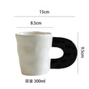Nordic Alien Large Handle Ceramic Mug 300ML Cup by Axyaa