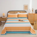 Axyaa Coarse Cloth Bed Sheet Queen Size Soft 100% Cotton Durable Breathable Naked Sleep