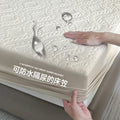 Axyaa Quilted Mattress Protector: Waterproof, Non-Slip, Breathable, Anti-Mite, Anti-Bacterial