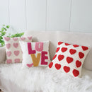 Axyaa Velvet Jacquard Embroidery Pillow Covers for Sofa Throw Headboard Decor