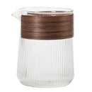 Axyaa Hammer Pattern Glass Fair Cup - Japanese Style Transparent Water Cup