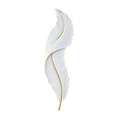 Luxury Feather Wall Lamp by Axyaa: Illuminated Living Room Decoration for Elegant Ambiance