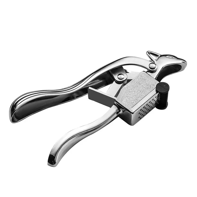 Axya Stainless Steel Garlic Press BPA-Free Easy Squeeze Kitchen Tool