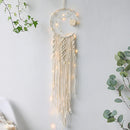 Axyaa Owl Dream Catcher Macrame Tapestry Wall Hanging for Boho Home Decor