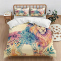 Axyaa Cartoon Animal Print Quilt Cover Set - Digital Printing - No Bed Sheets