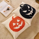Axyaa Pumpkin Embroidered Halloween Cushion Cover 45x45cm