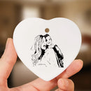 Axyaa Personalized Ceramic Photo Engraved Heartfelt Keepsake Gift