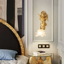 Axyaa Copper Angel Crystal Wall Lamp - French Vintage Style Lighting