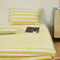Axyaa Cotton Fitted Sheet, Fashion Stripe Design, Skin-Friendly, 180*200*30cm