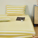 Axyaa Cotton Fitted Sheet, Fashion Stripe Design, Skin-Friendly, 180*200*30cm