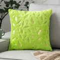 Axyaa Bronzing Golden Feather Style Plush Pillowcase for Festive Home Decor