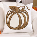 Axyaa Pumpkin Embroidered Halloween Pillowcase Cojines Cotton Throw Cushion Cover
