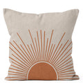 Geometric Sun & Moon Pattern Pillow Covers by Axyaa - Sofa, Bedroom, Car Decor