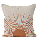 Geometric Sun & Moon Pattern Pillow Covers by Axyaa - Sofa, Bedroom, Car Decor