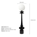 Axyaa Roman Column Floor Lamp Black Modern LED Living Room Bedroom Light