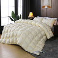 Axyaa Cotton Solid Color Down Quilt - Warm Comfortable Sleep Quilt