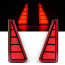 Axyaa LED Rear Bumper Reflector Light for Toyota Noah Voxy 80 Series 2014-2018