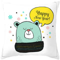 Axyaa Cute Animal Christmas Pillow Case for Home Sofa Chair Decor