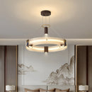 Axyaa Modern Chandelier Ring Pendant Lamp for Living Room and Bedroom