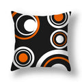 Axyaa Red Geometric Pillowcase Abstract Pachwork Cushion Cover Square Home Decor