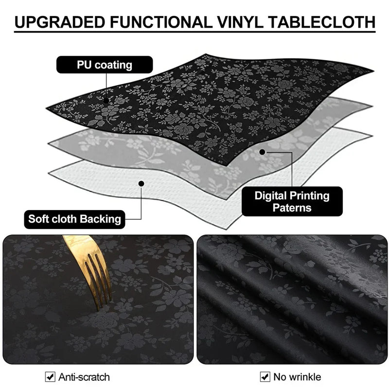 Axyaa Waterproof Nordic Tablecloth for Wedding Decor & Dining Table