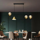 Axyaa Nordic Bean Bubble Chandelier: Creative LED Pendant Light for New Restaurant and Bar Counter