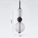 Axyaa Candy Glass Chandelier Pendant Light for Loft Living Dining Room