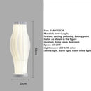 Axyaa LED Floor Lamp: Modern Vintage White Lights for Home Living Room.