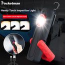 Axya COB LED Work Light: Portable, Rechargeable, Bright Camping Flashlight