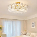 Cream French Ceiling Lamp for Romantic Rooms by Axyaa