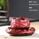 Axyaa Retro Lotus Cup Ceramic Coffee Mug Living Room Decor