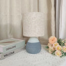 Axyaa Retro Ceramics Desk Lamp Romantic Home Decoration LED Table Lamp