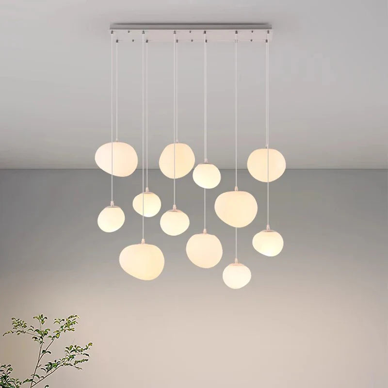 Axyaa Ring LED Pendant Light Chandeliers for Modern Living and Dining Rooms