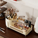 Axyaa Rotating Makeup Organizer with Divided Compartments