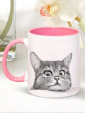 Axyaa Cat Lover Mug 11oz Funny Ceramic Coffee Gift