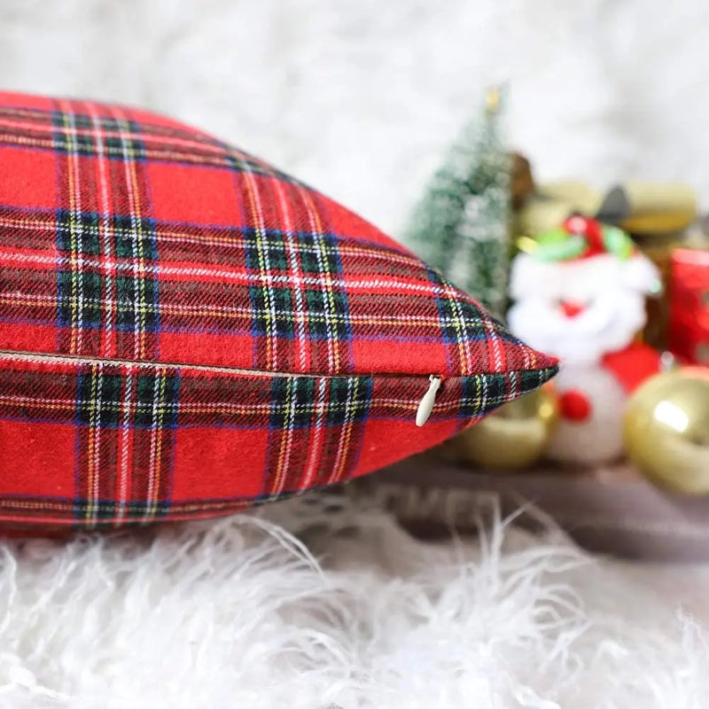 Axyaa Christmas Decor Cushion Cover 45x45 Nordic Pillowcases for Living Room